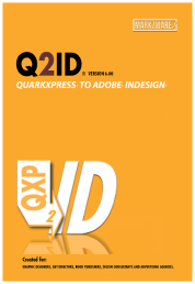 Q2ID Quark to InDesign