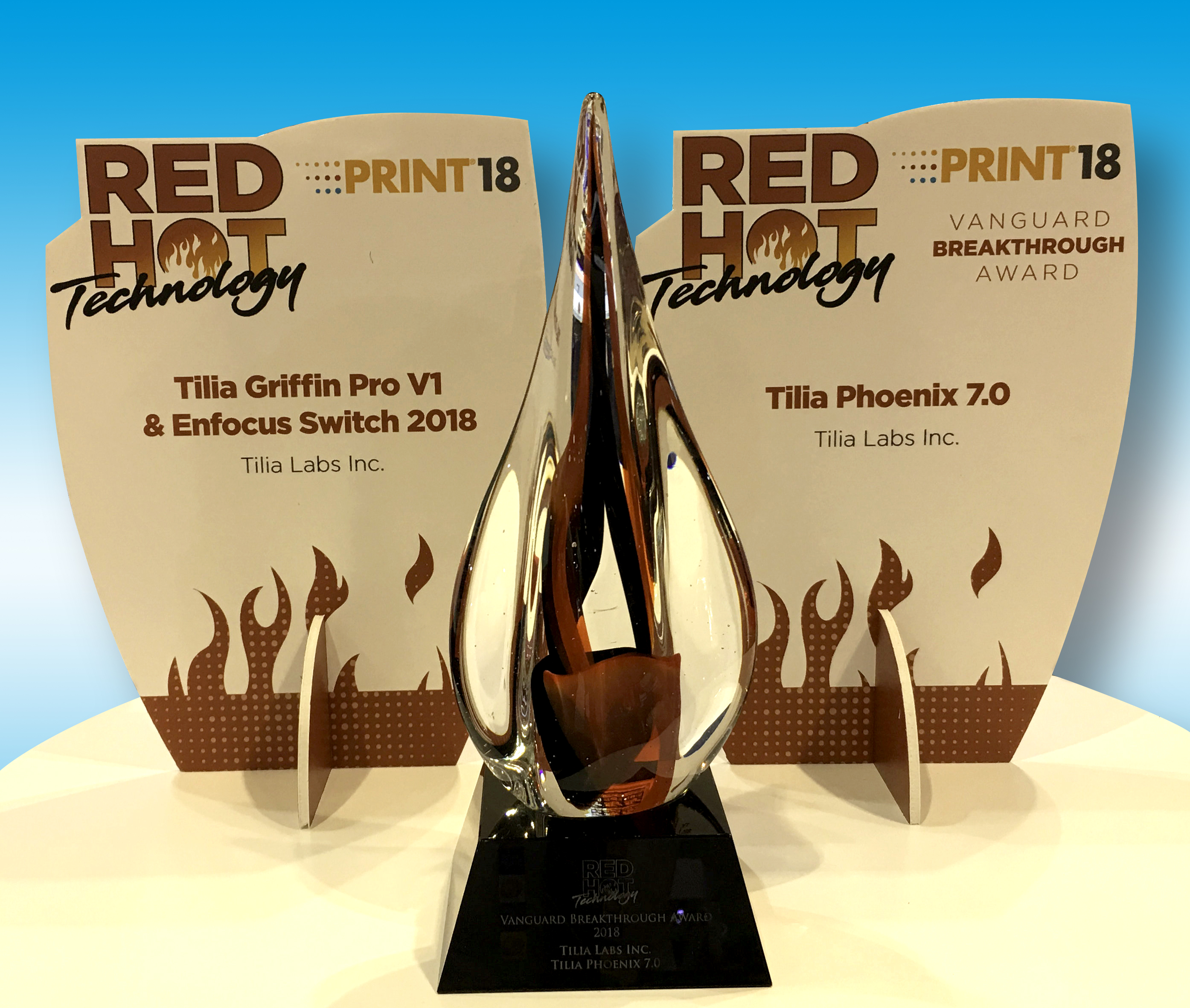 Two Winners: Enfocus & Tilia Labs receive Vanguard breakthrough awards at Print 18